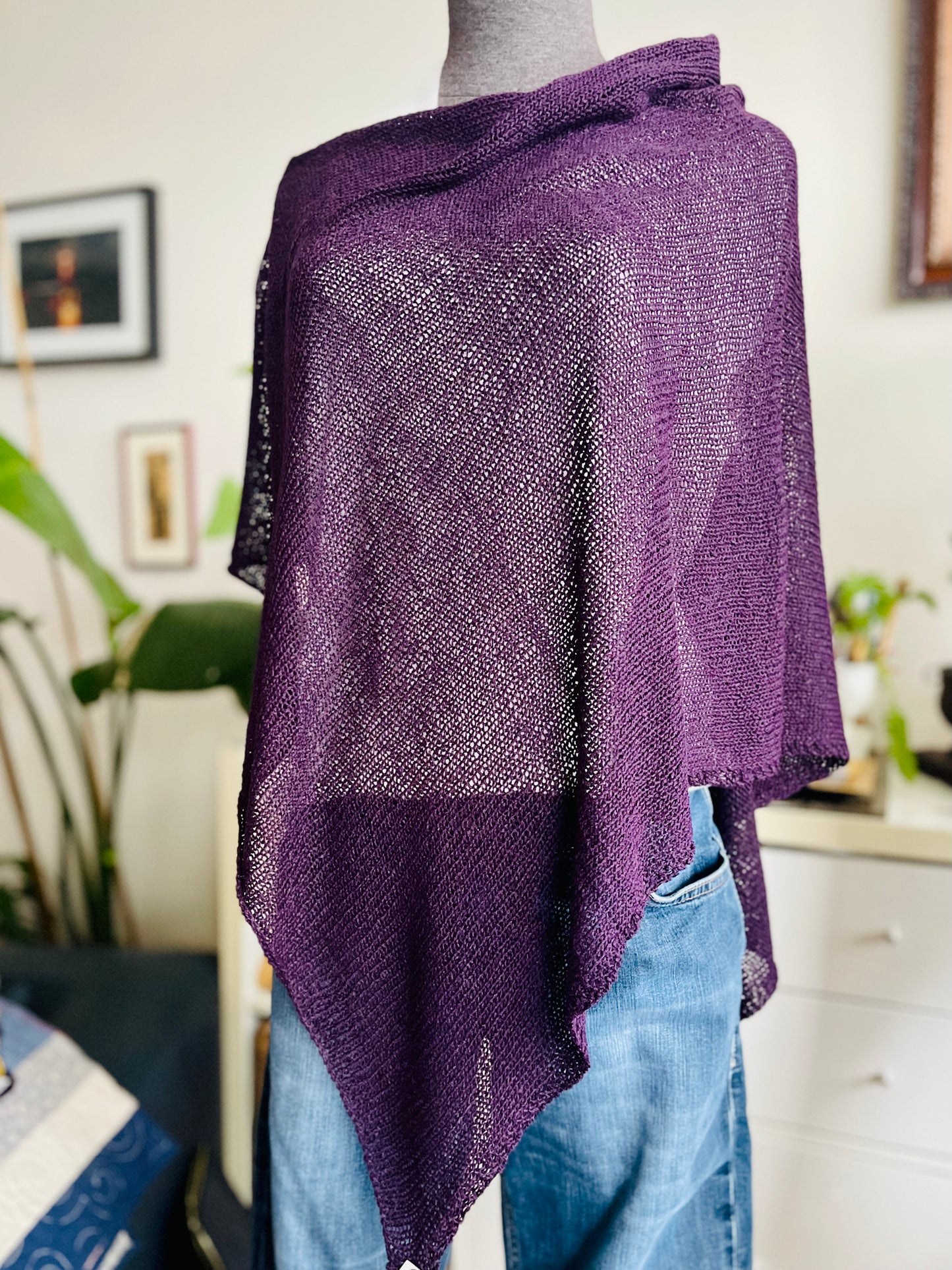Warwick Long Bay Linen Poncho