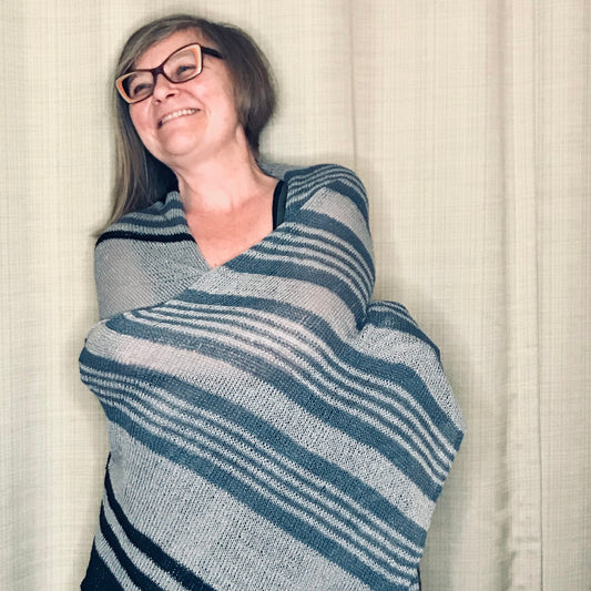 Seaside Striped Scarf