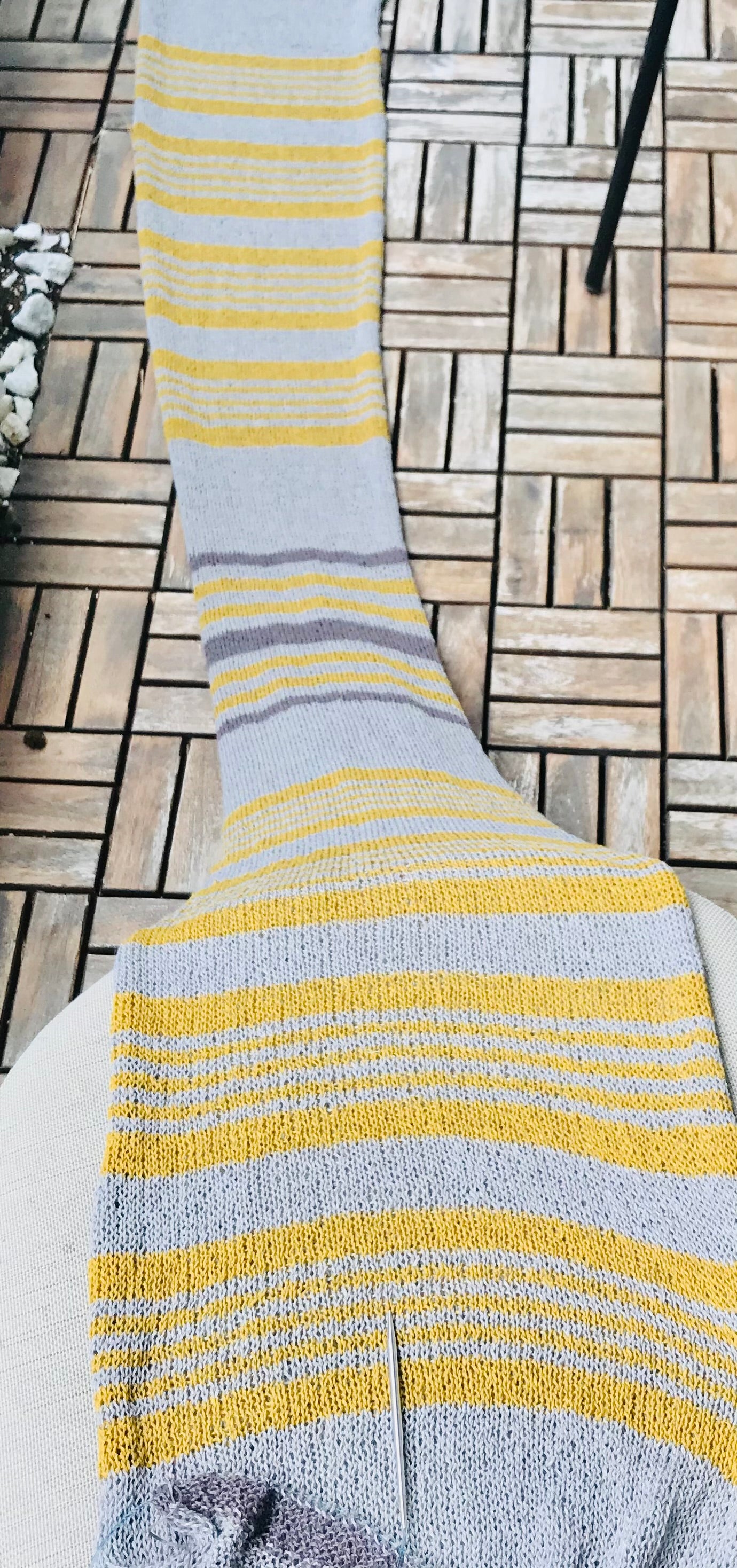 Seaside Striped Scarf