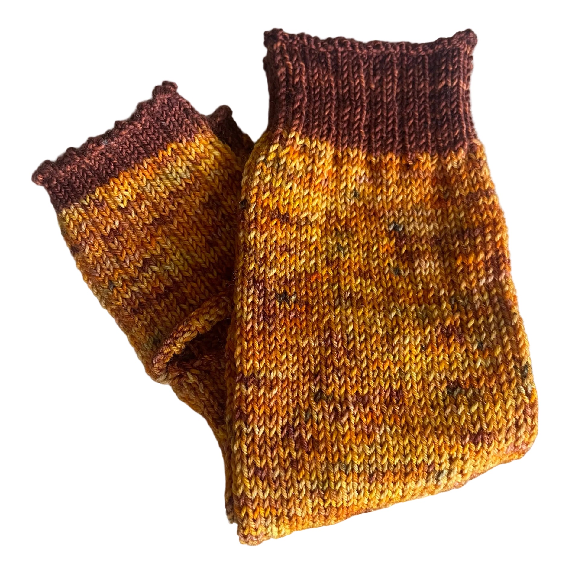 Hand knit yoga socks merino wool