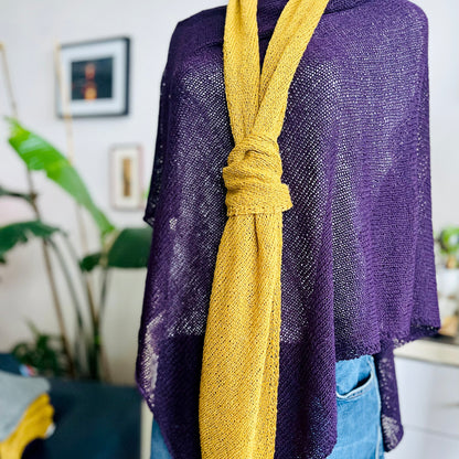 In a New York Minute Linen Scarf