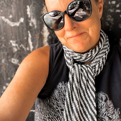 In a New York Minute Linen Scarf