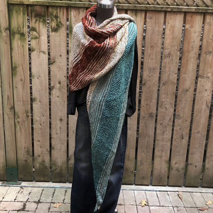Fade Out Lines Shawl