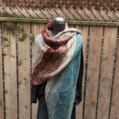 Fade Out Lines Shawl