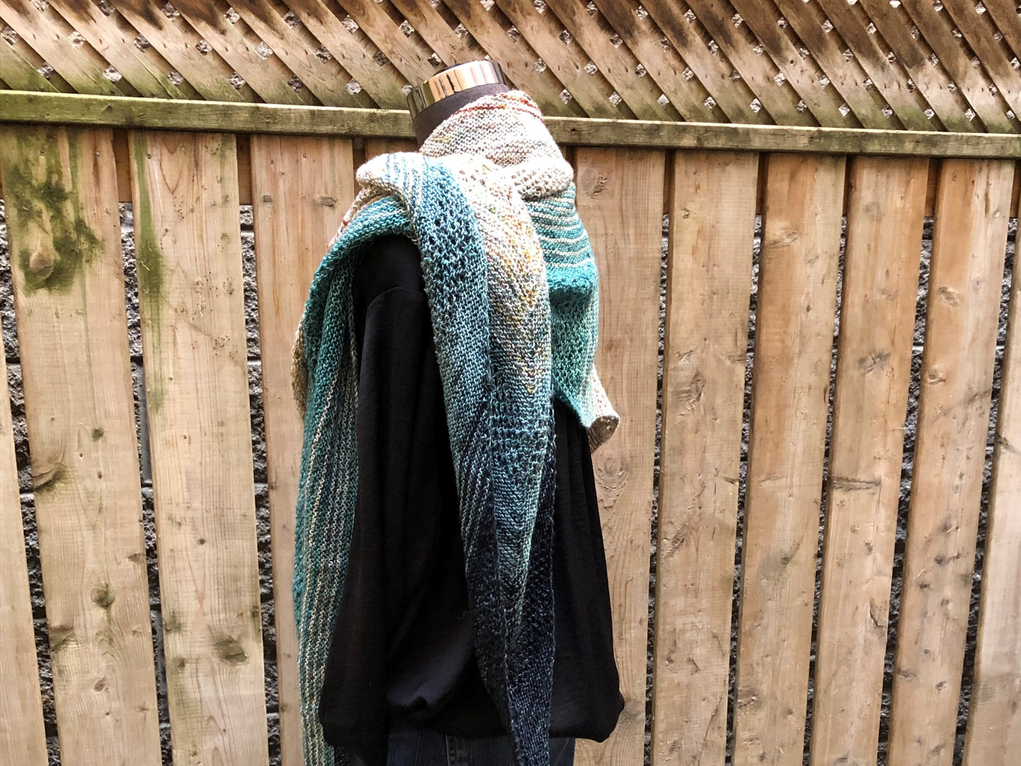Fade Out Lines Shawl