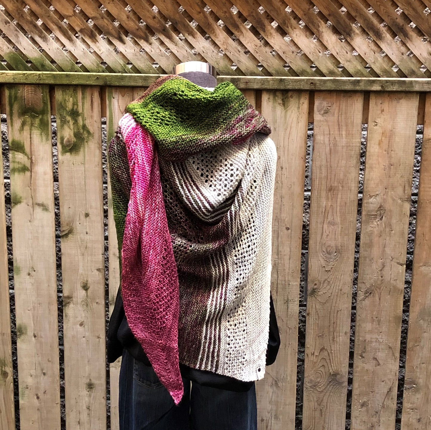 Fade Out Lines Shawl