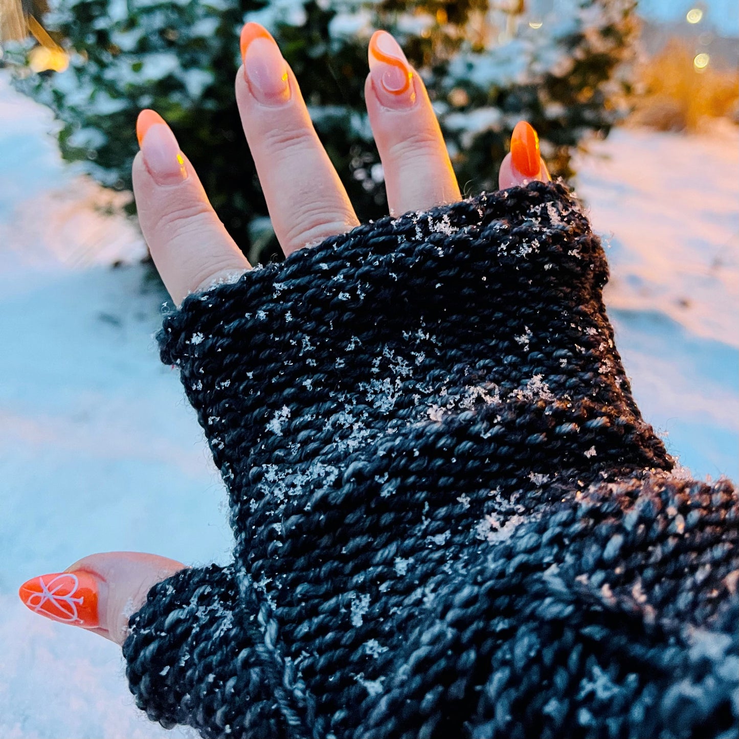 Outside In Fingerless Gloves